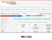 Tablet Screenshot of emprego.infobeira.com