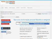Tablet Screenshot of formacao.infobeira.com